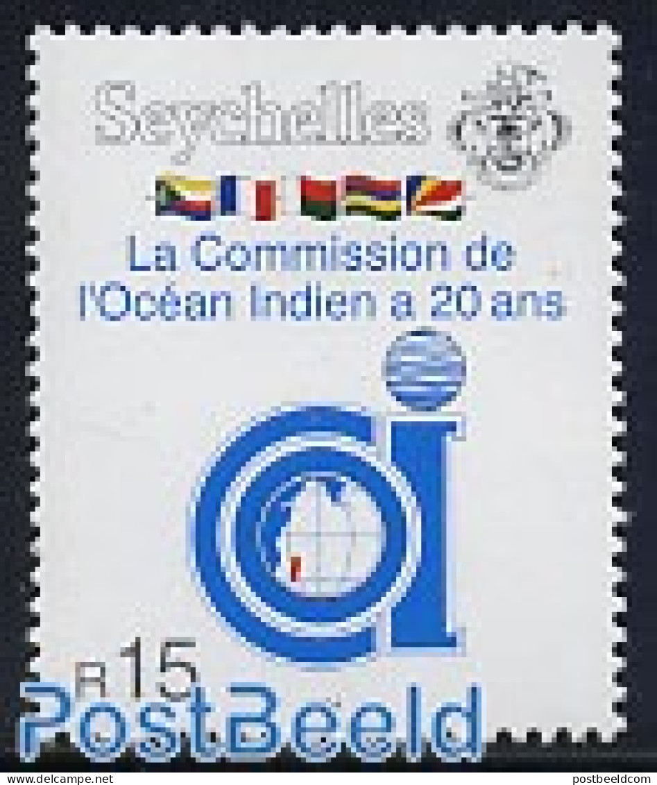 Seychelles 2004 Indian Ocean Comm. 1v, Mint NH, History - Various - Flags - Joint Issues - Maps - Emissions Communes