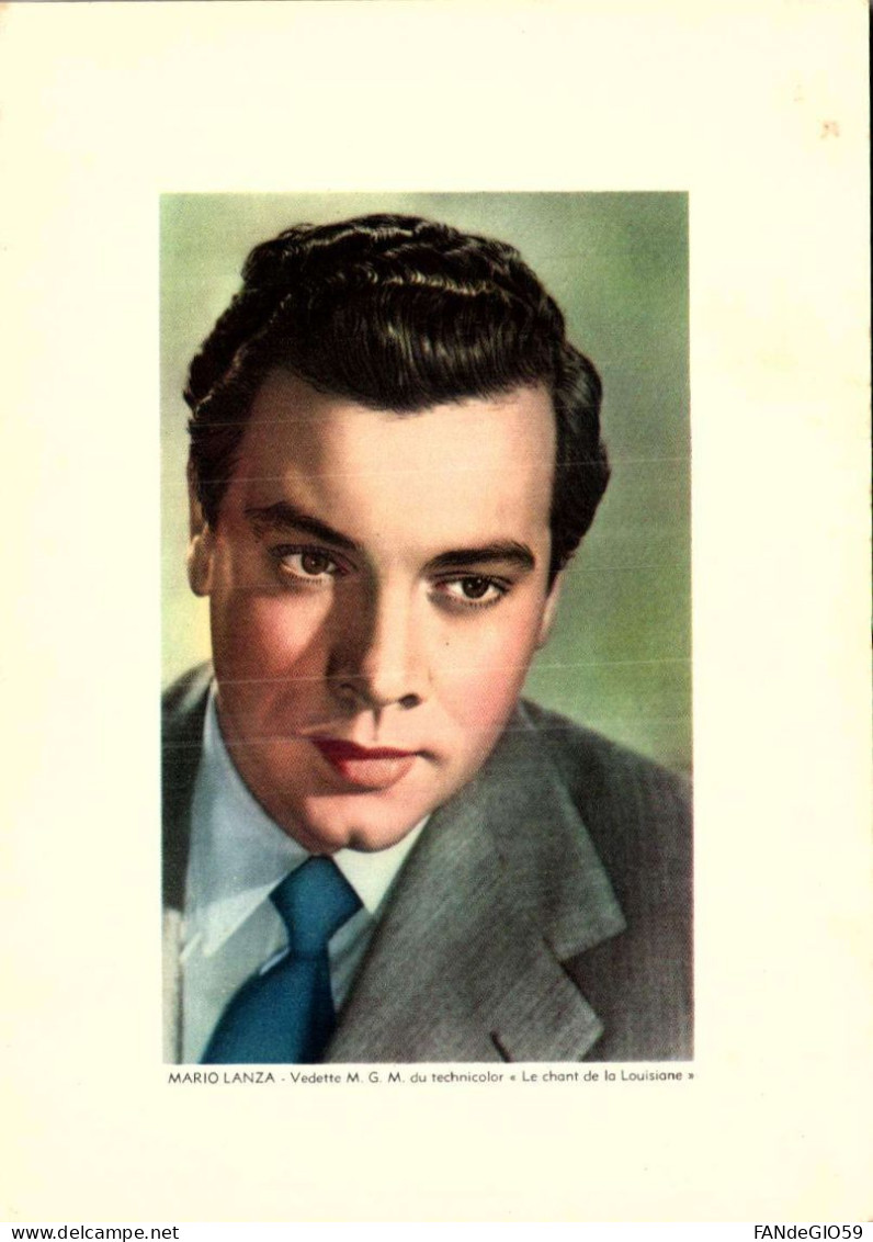 Spectacle > Cinema > Acteurs   //  MARIO LANZA /// FORMAT  13X 18 - Acteurs