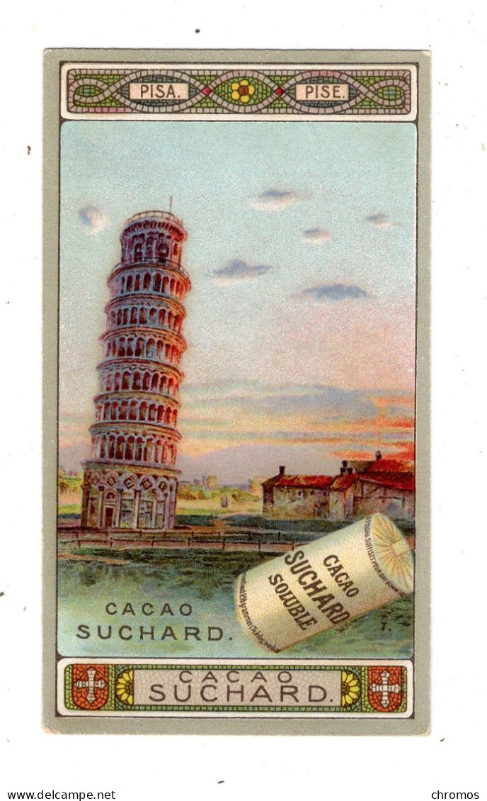 Chromo Chocolat Suchard, S 137 / 7, Pise, Italie, Serie Monuments Hauts - Suchard