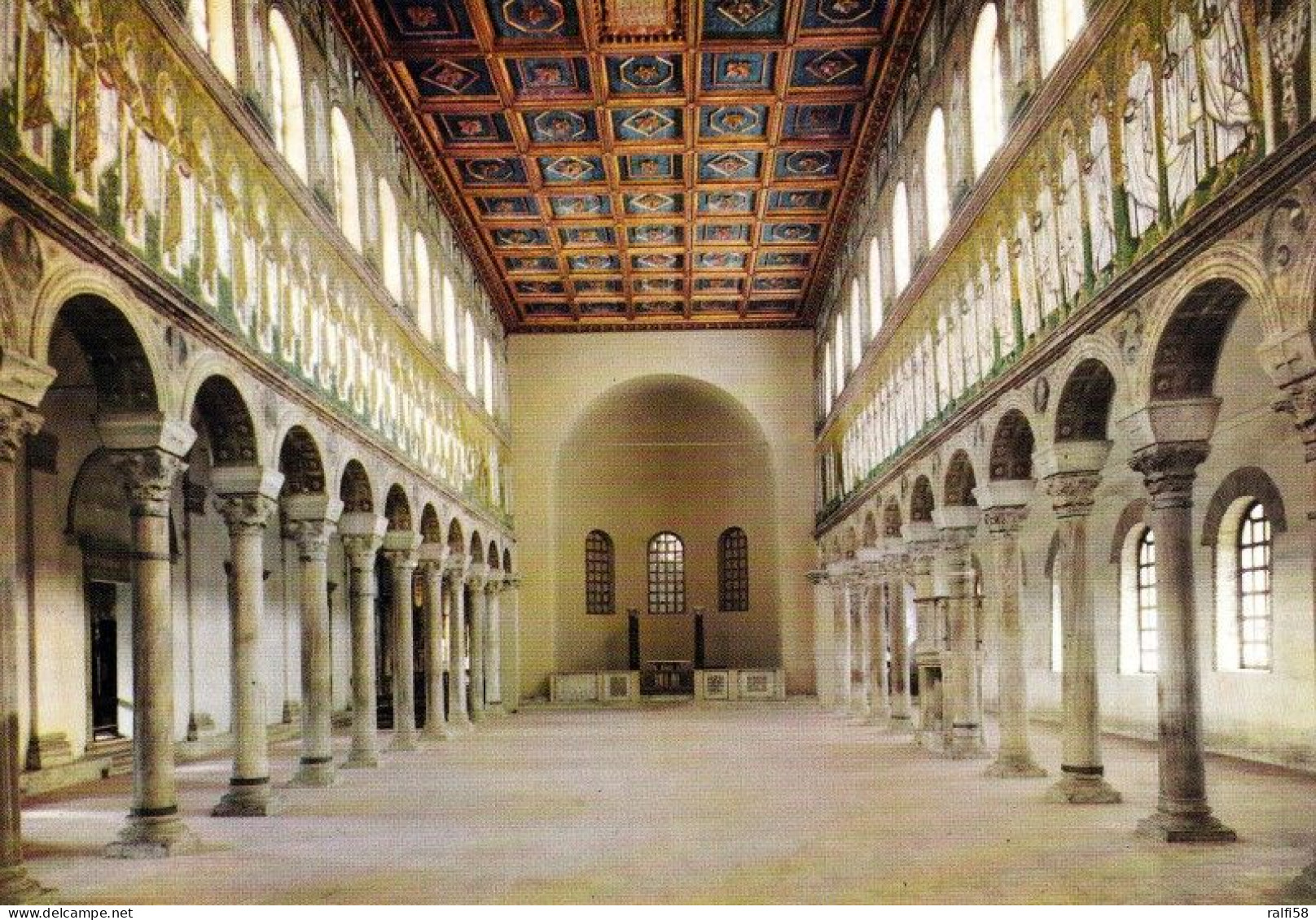 2 AK Italien * Kirche S. Apollinare Nuovo In Ravenna - Innen- Und Außenansicht - Erbaut Im 6. Jh. UNESCO Weltkulturerbe - Ravenna
