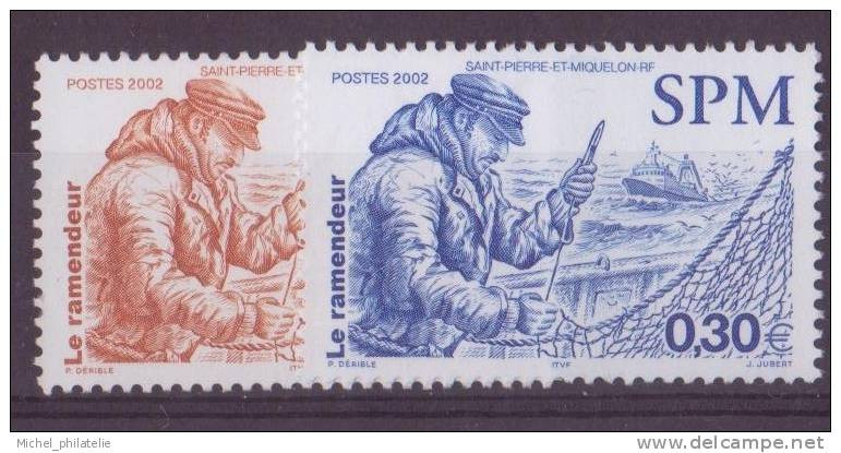 Saint Pierre Et Miquelon - YT N° 778 Et 779 ** - Neuf Sans Charnière - 2002 - Unused Stamps