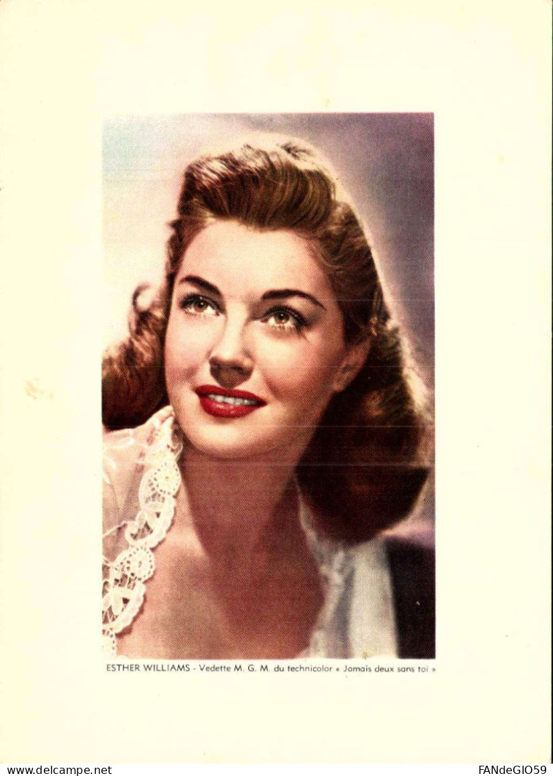 Spectacle > Cinema > Acteurs   //   ESTHER  WILLIAMS  /// FORMAT  13X 18 - Acteurs