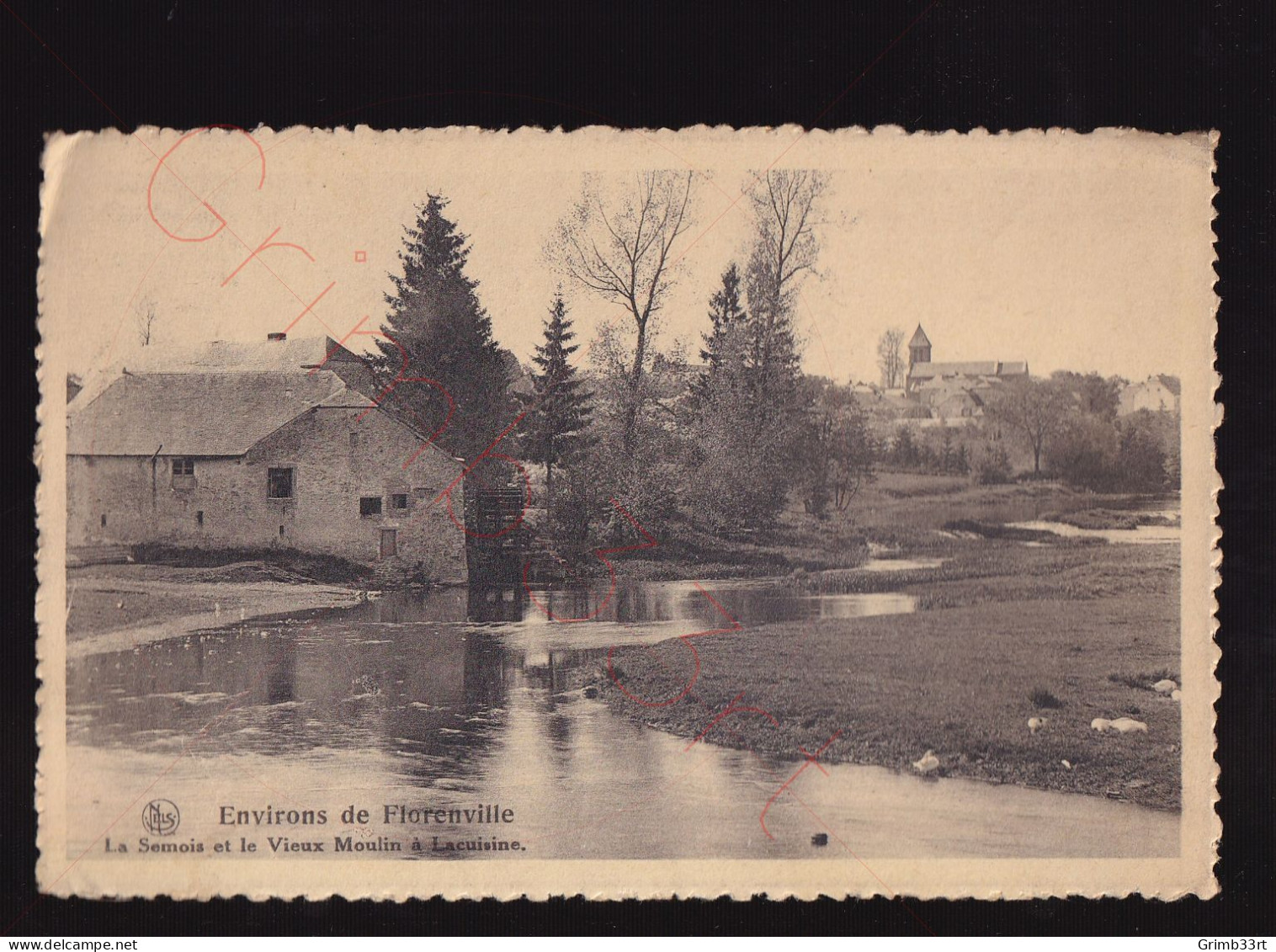 Environs De Florenville - La Semois Et Le Vieux Moulin à Lacuisine - Postkaart - Florenville