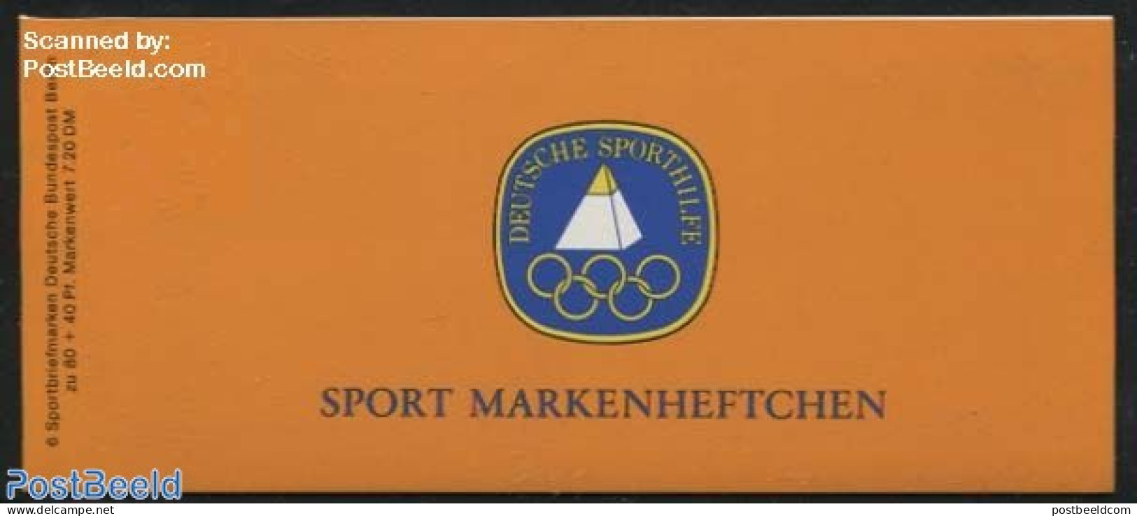 Germany, Berlin 1985 Sports Booklet, Mint NH, History - Sport - Europa Hang-on Issues - Basketball - Sport (other And .. - Unused Stamps