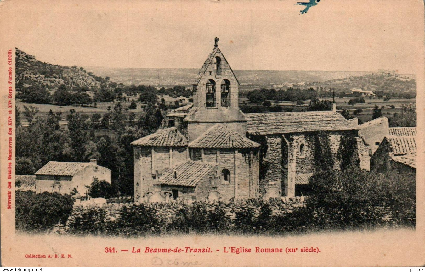 N°211 W -cpa La Beaume De Transit -l'église Romane- - Other & Unclassified