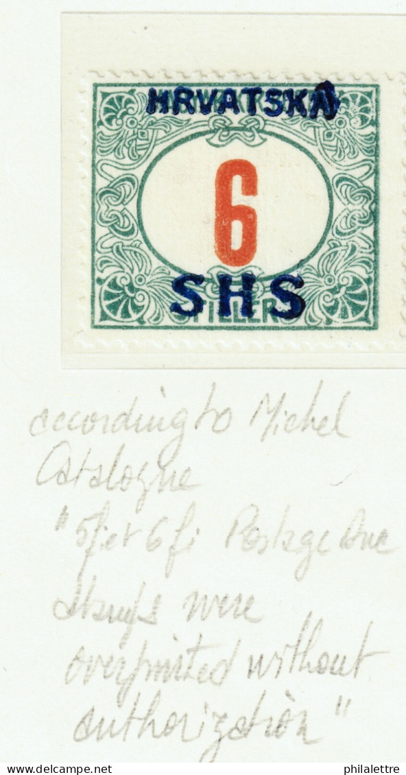 YUGOSLAVIA / CROATIA 1918 Émissions Hongroises Avec Surcharge Mi.57/61 & Mi.P27/P34Y + 6fi (unissued) - VOIR DESCRIPTION - Croatia