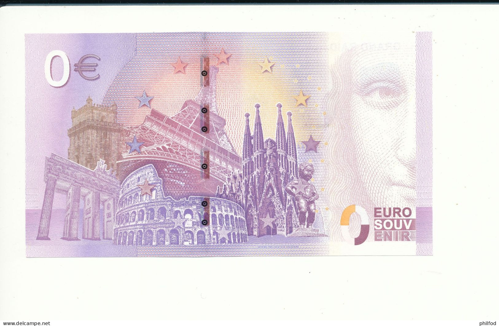 Billet Touristique 0 Euro - GRAND RAID ÎLE DE LA RÉUNION - UEGY - 2019-5 - N° 4836 - Billet épuisé - Other & Unclassified