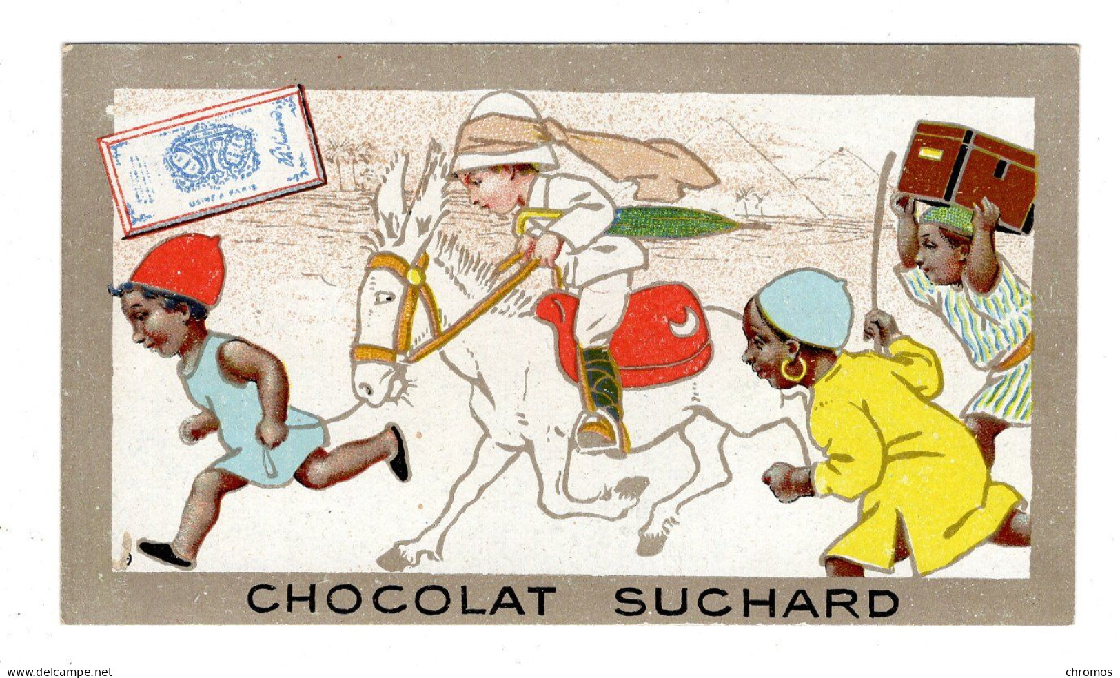 Rare Chromo Chocolat Suchard, S 267 / 9, En Egypte, Pyramides, Orient - Suchard