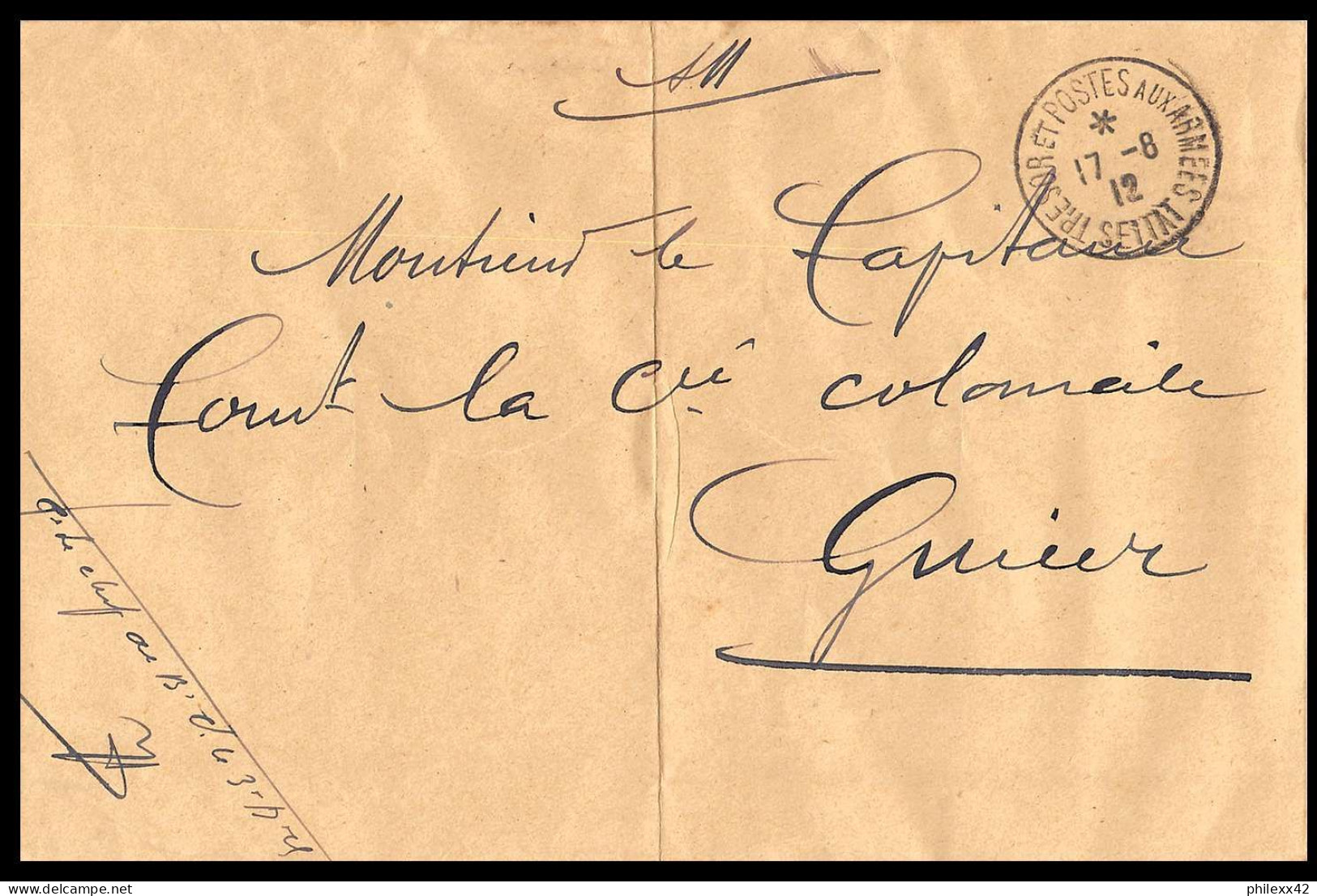 0385 Lot 12 Lettres Lettre Cover Occupation Du Maroc War Dont Signés - Collections