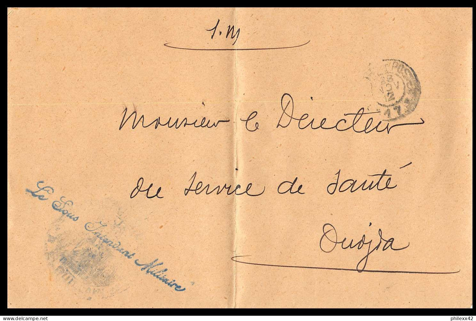 0385 lot 12 lettres Lettre cover occupation du maroc War dont signés