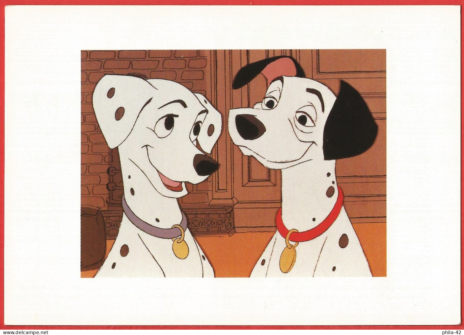 Cartoons Walt Disney - Les 101 Dalmatiens - Carte Neuve TBE - Comicfiguren