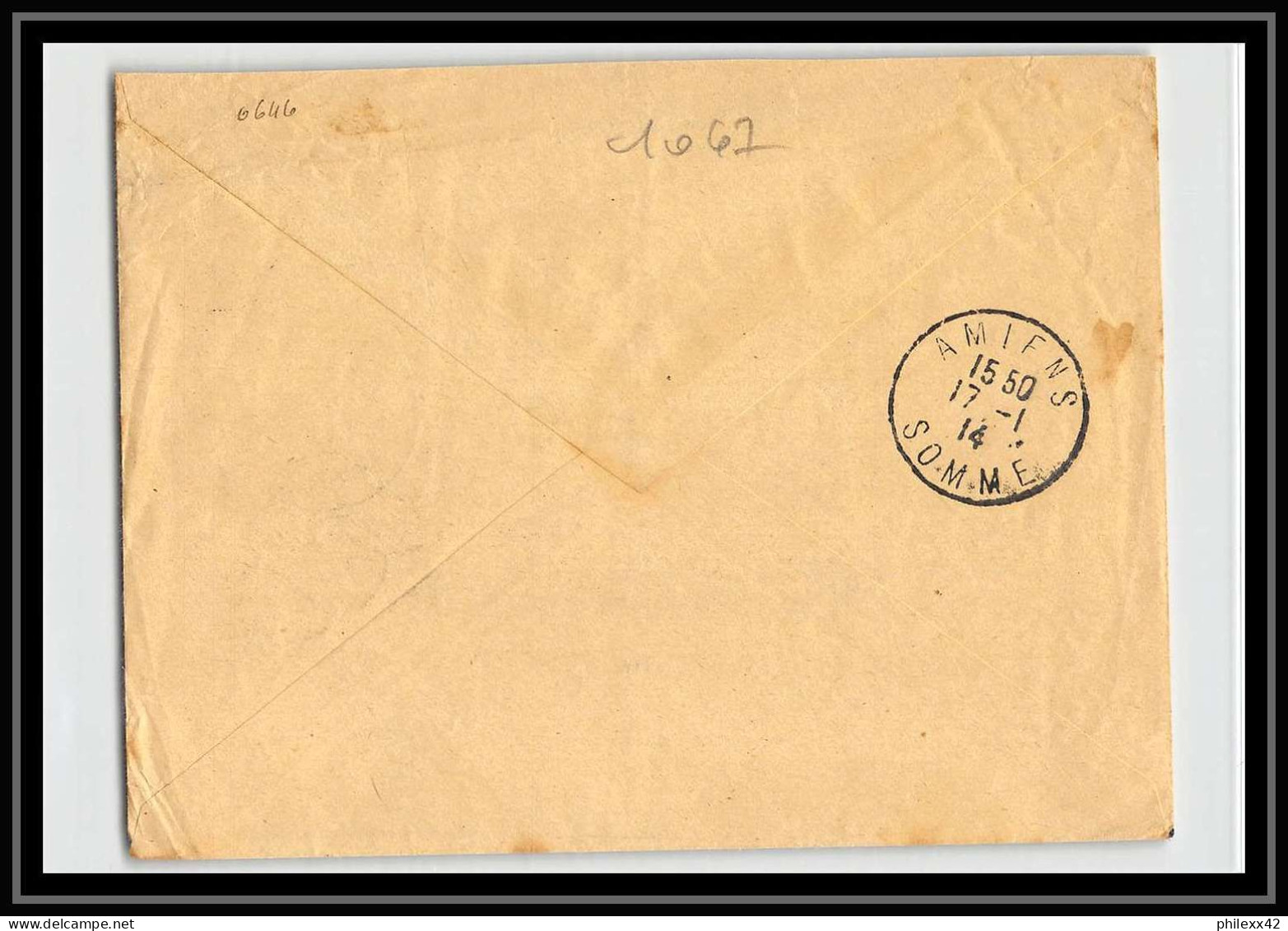 1067 1914/1918 Region Fez Troupes Coloniales Infanterie 1914 Lettre Cover Occupation Du Maroc War Signé Colonel - Covers & Documents