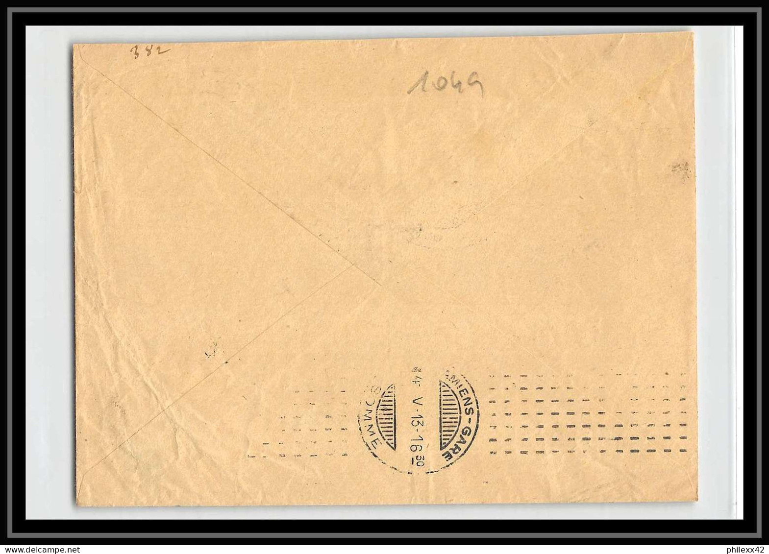 1049 Poste De Safsafat 1er Régiment De Tirailleurs Algériens 1er Batallion 1913 Lettre Cover Occupation Du Maroc Chambon - Lettres & Documents