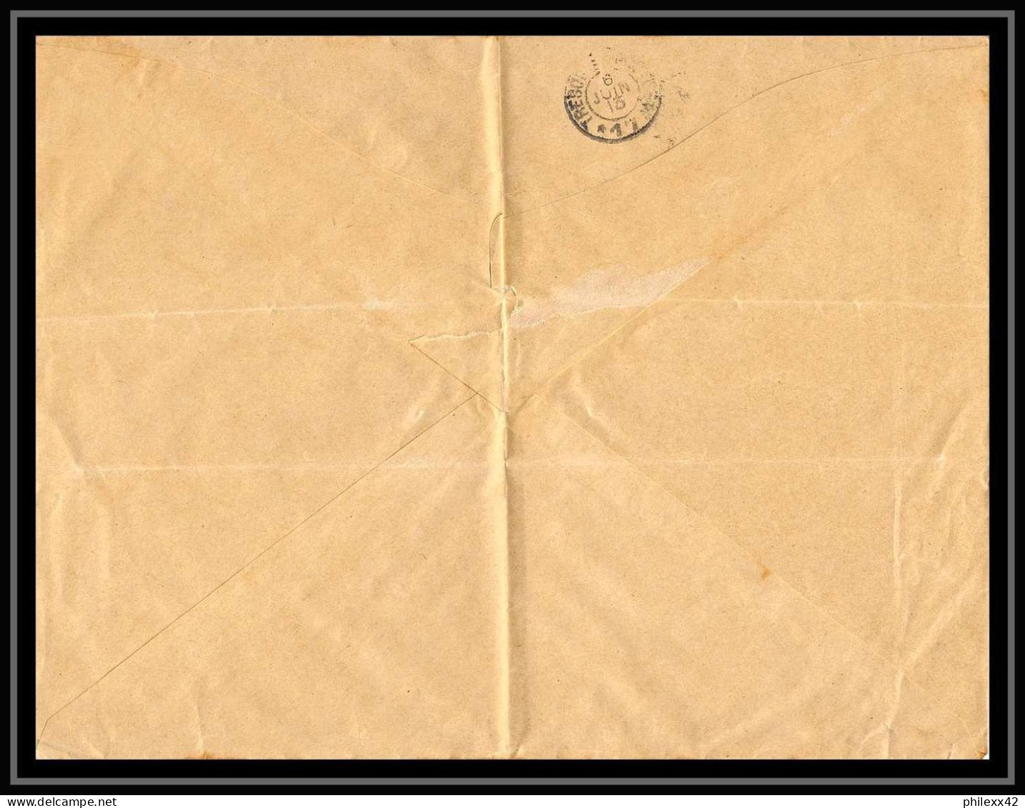 1020 Poste De Nekhila Commandant D'armes 1913 Pour Oudjda Grande Lettre Cover Occupation Du Maroc War Signé Colonel - Storia Postale