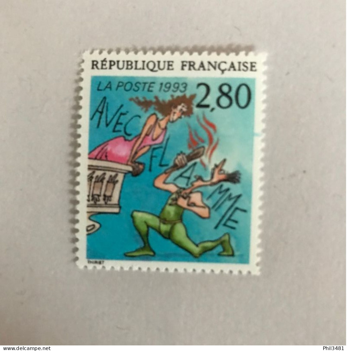 N°2840b Variété "accent Sur Le "e" De Avec"  Neuf Sans Charnières. - Unused Stamps