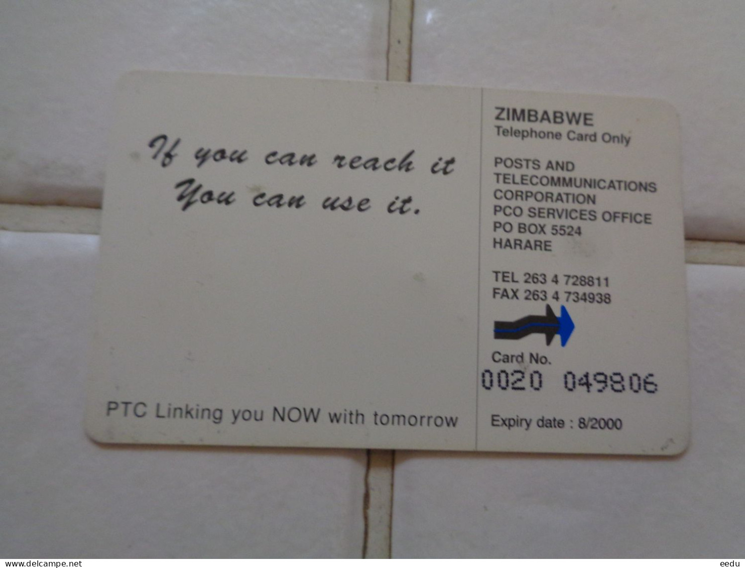 Zimbabwe Phonecard - Simbabwe