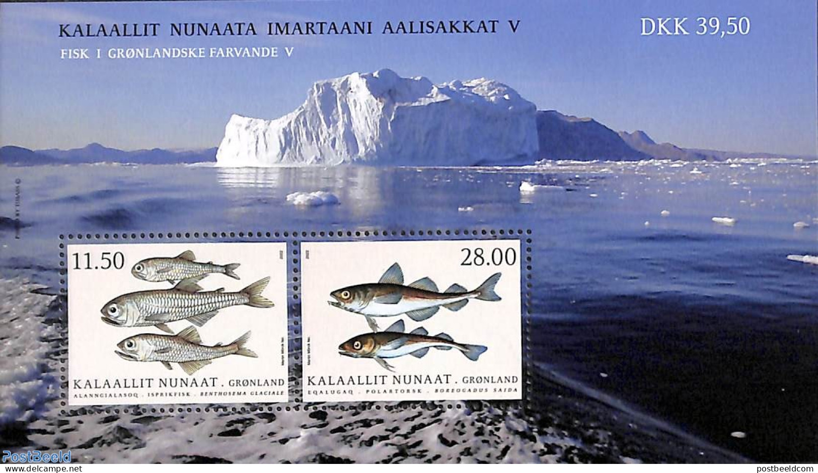 Greenland 2022 Fish S/s, Mint NH, Nature - Fish - Neufs