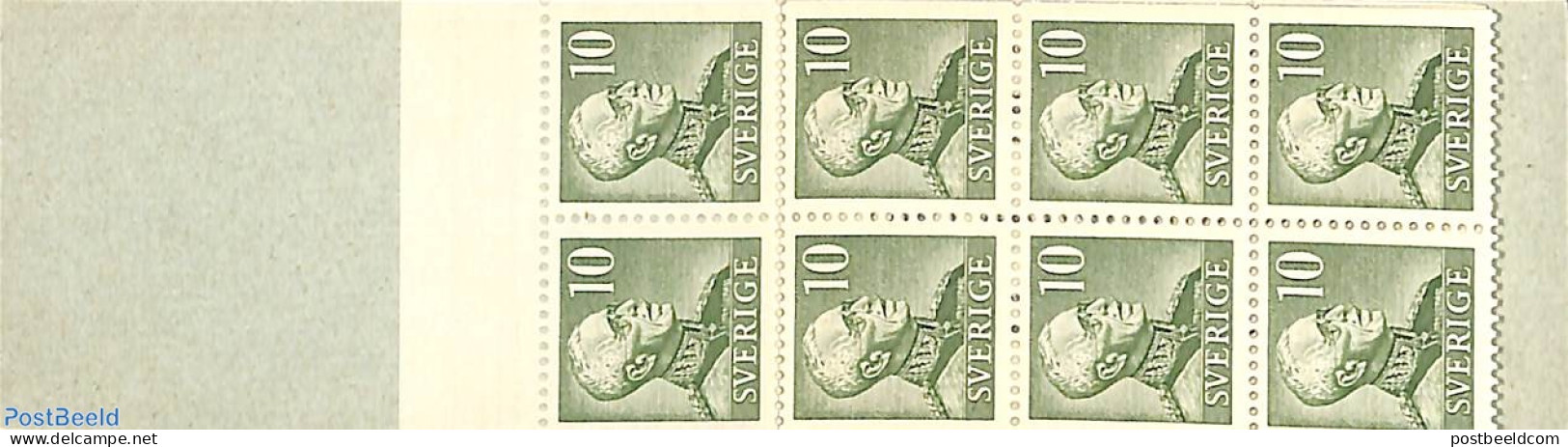 Sweden 1948 King Gustav V Booklet, Mint NH, Stamp Booklets - Unused Stamps