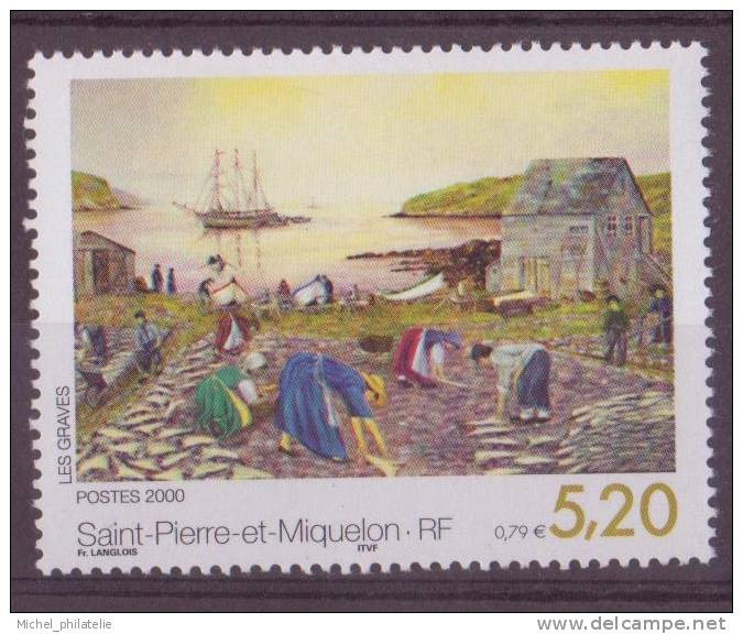 Saint Pierre Et Miquelon - YT N° 709 ** - Neuf Sans Charnière - 2000 - Unused Stamps