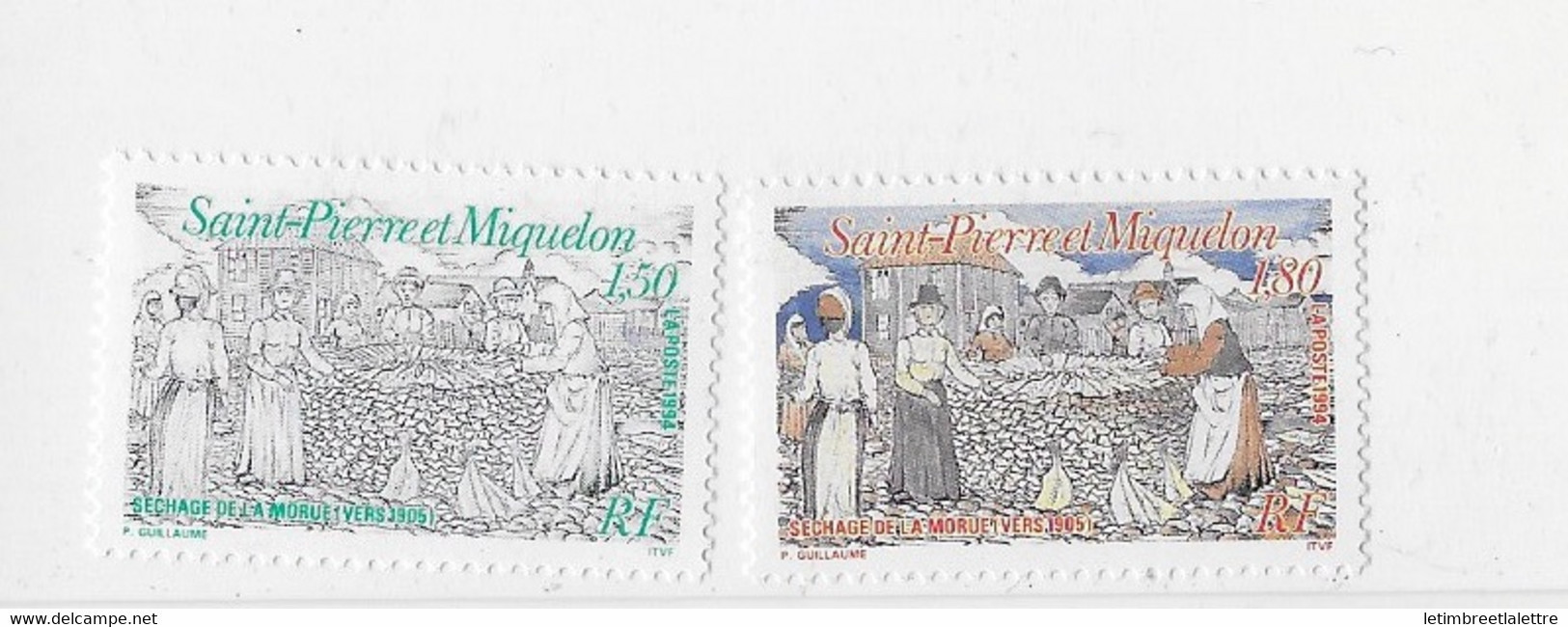 Saint Pierre Et Miquelon - YT N° 595 Et 596 ** - Neuf Sans Charnière - 1994 - Unused Stamps