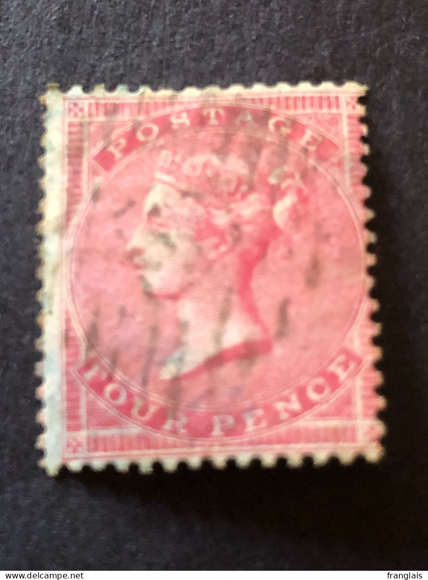 GB  SG 62a   4d Carmine Of 1855 On Slightly Blued Paper CV £450 - Used Stamps