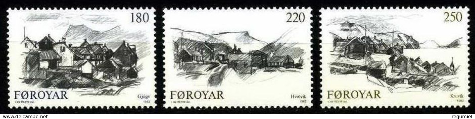 Feroe  66/68 ** MNH. 1982 - Faroe Islands