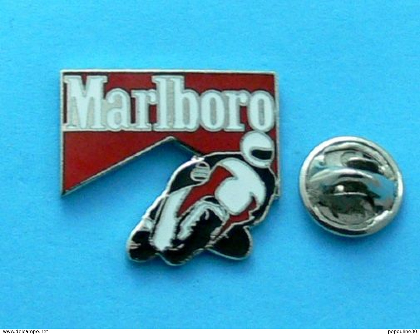 1 PIN'S //  ** CIRCUIT MOTO / MARLBORO ** - Motorbikes