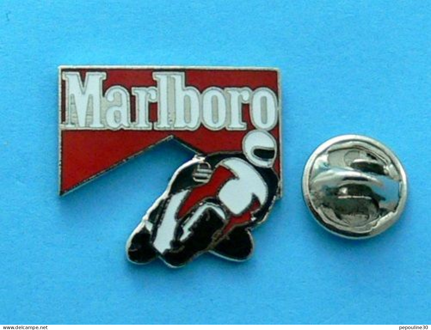 1 PIN'S //  ** CIRCUIT MOTO / MARLBORO ** - Motos