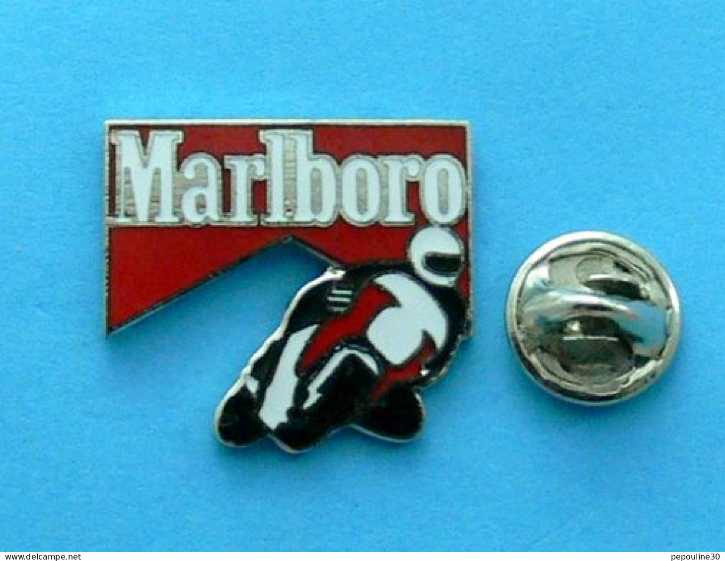 1 PIN'S //  ** CIRCUIT MOTO / MARLBORO ** - Motorfietsen