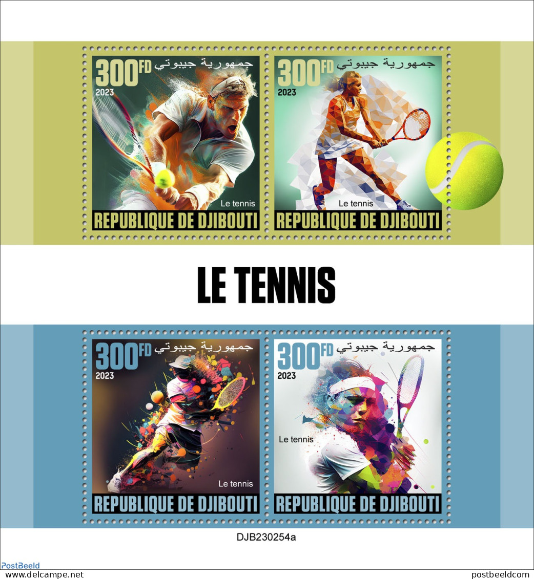 Djibouti 2023 Tennis, Mint NH, Sport - Tennis - Tennis