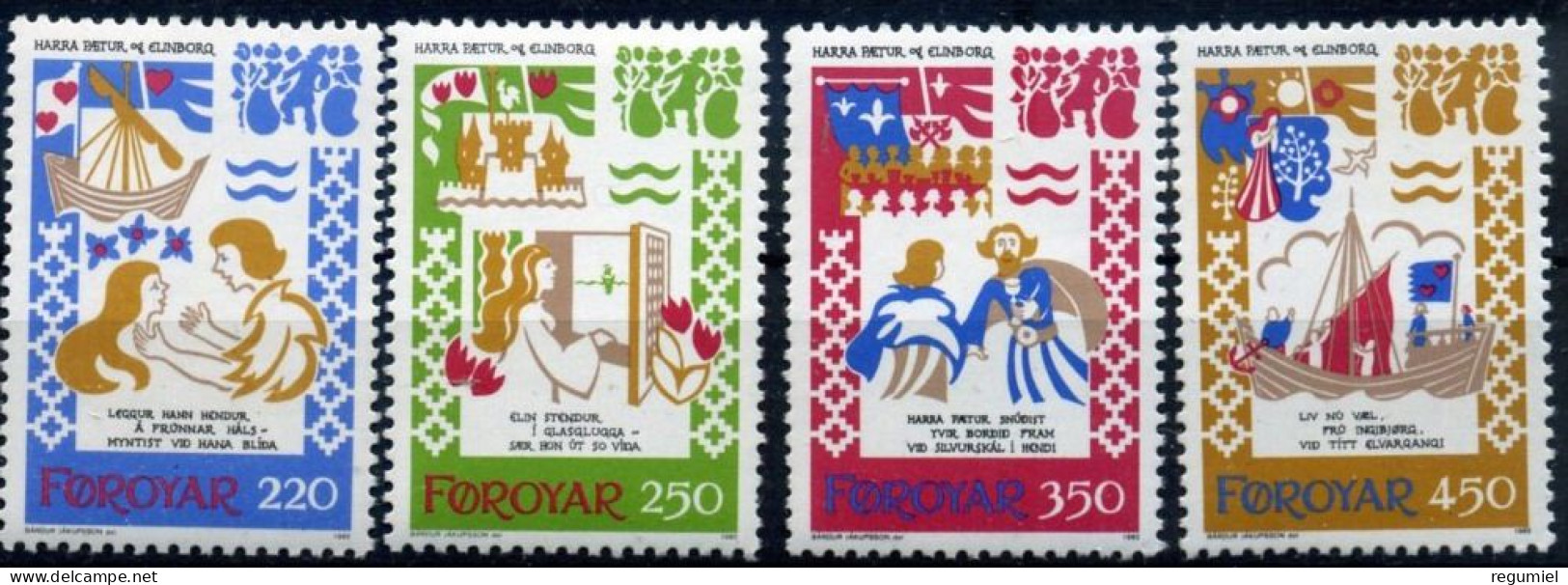 Feroe  69/72 ** MNH. 1982 - Färöer Inseln