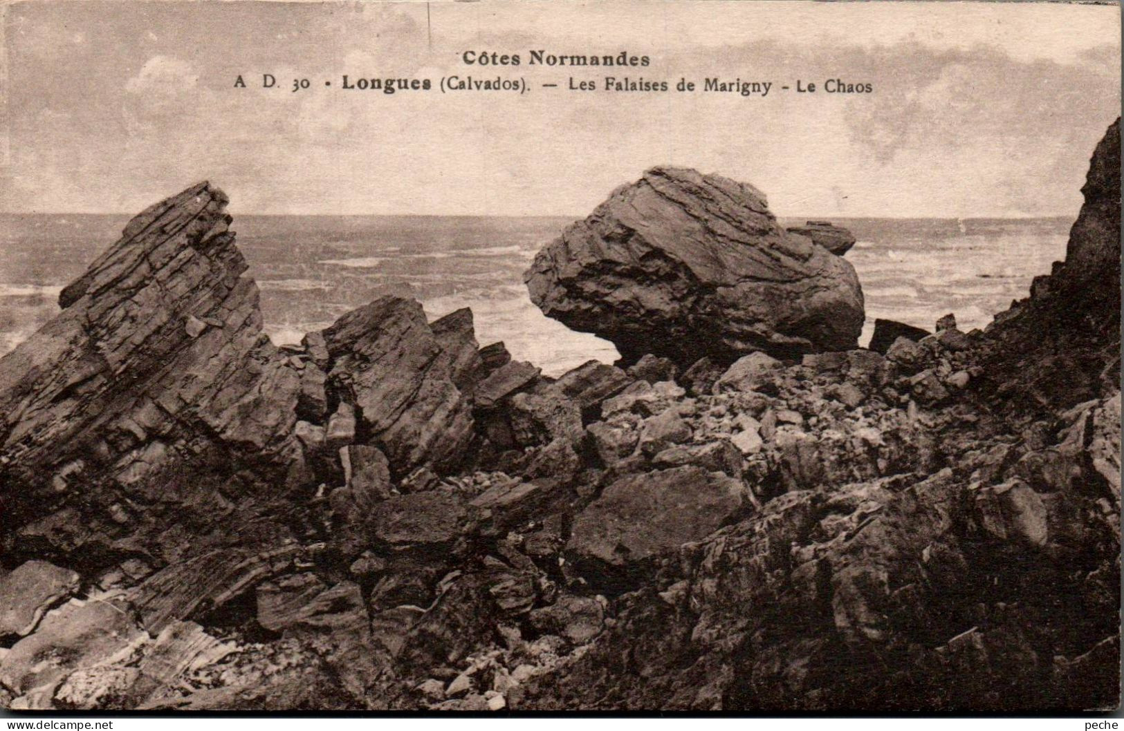 N°217 W -cpa Longues -les Falaises De Marigny- - Otros & Sin Clasificación