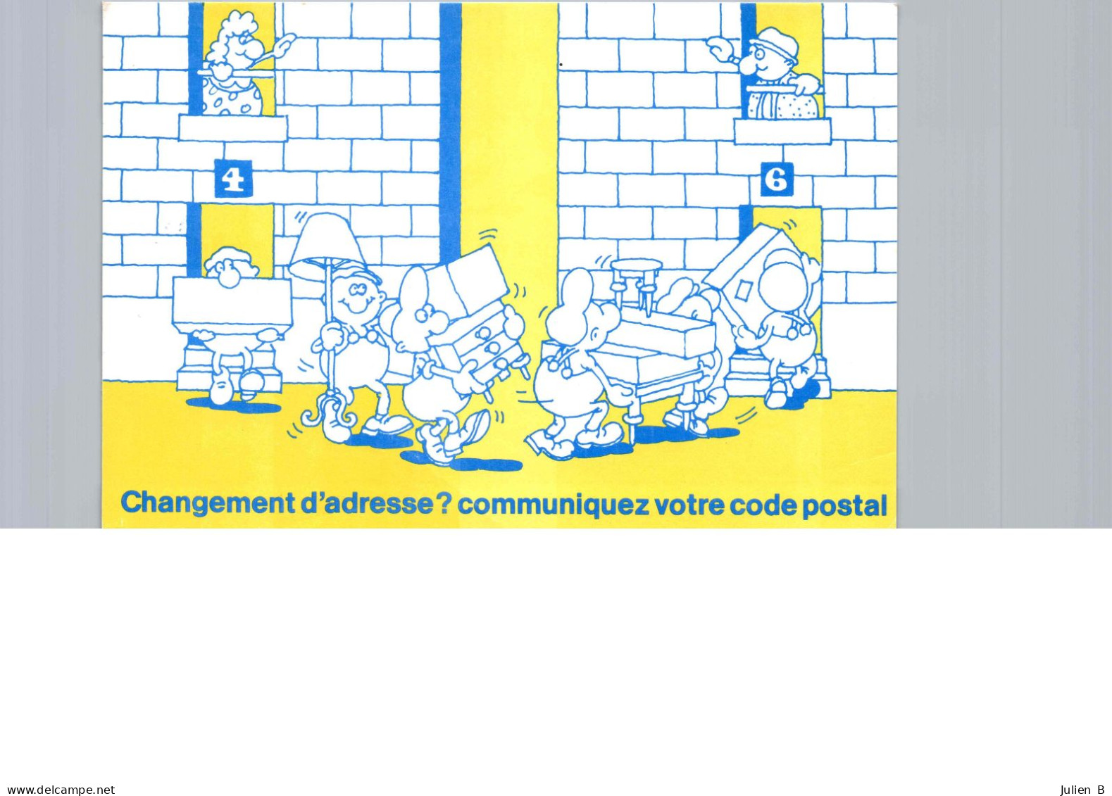 PTT, La Poste, Changement D'adresse - Postal Services