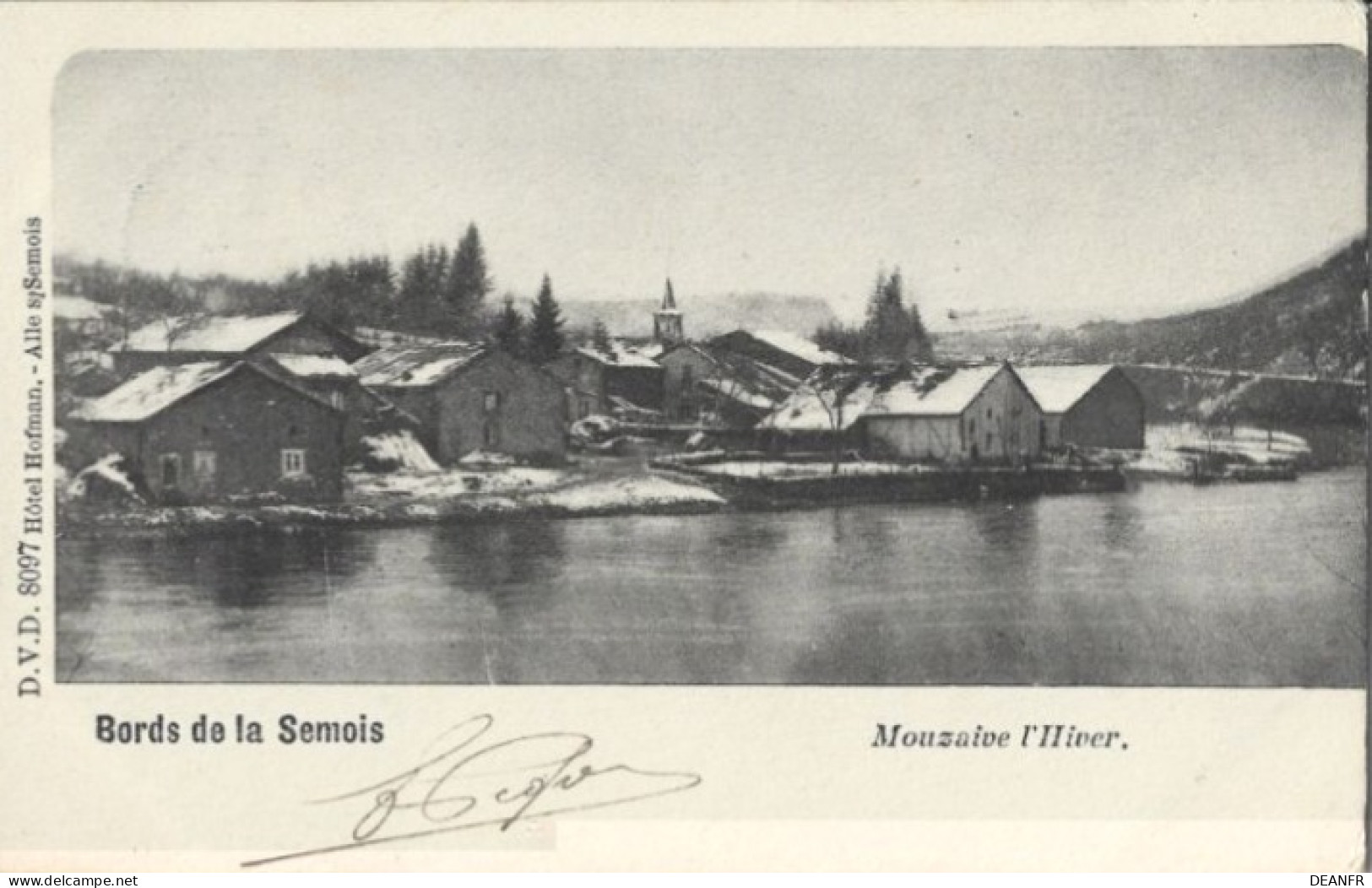 MOUZAIVE : Bords De La Semois - Mouzaive L' Hiver. Carte Impeccable. - Vresse-sur-Semois