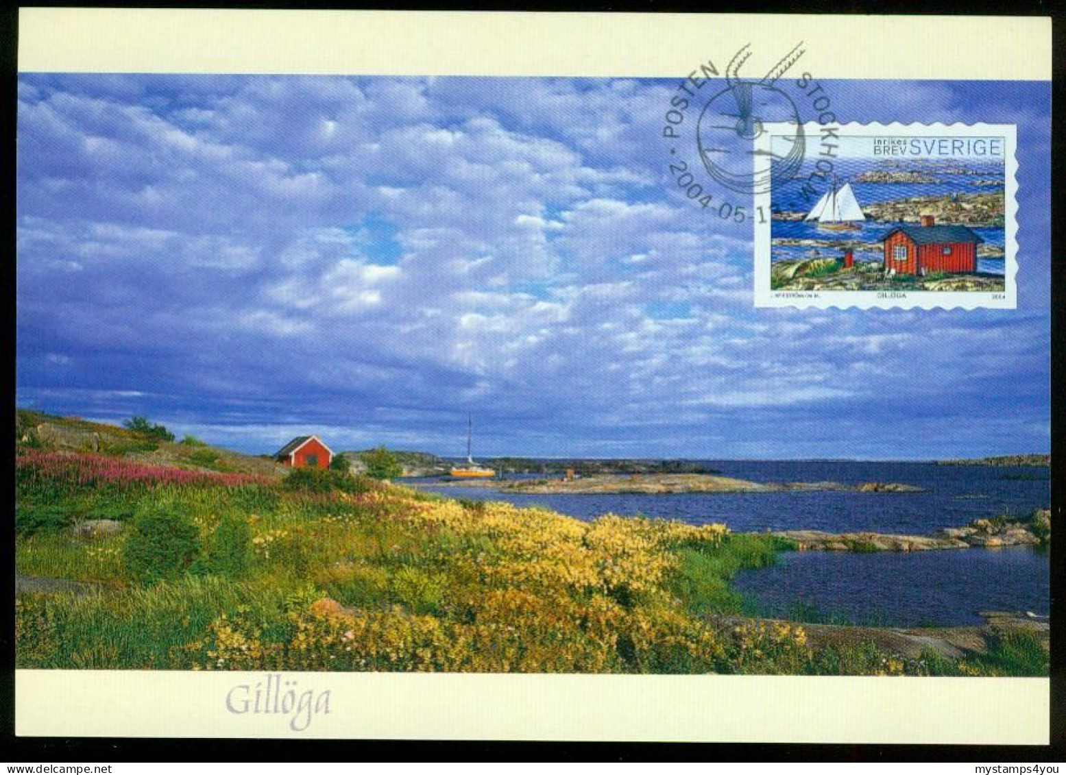 Mk Sweden Maximum Card 2004 MiNr 2406 | Stockholm Archipelago "Gillöga" #max-0026 - Cartoline Maximum