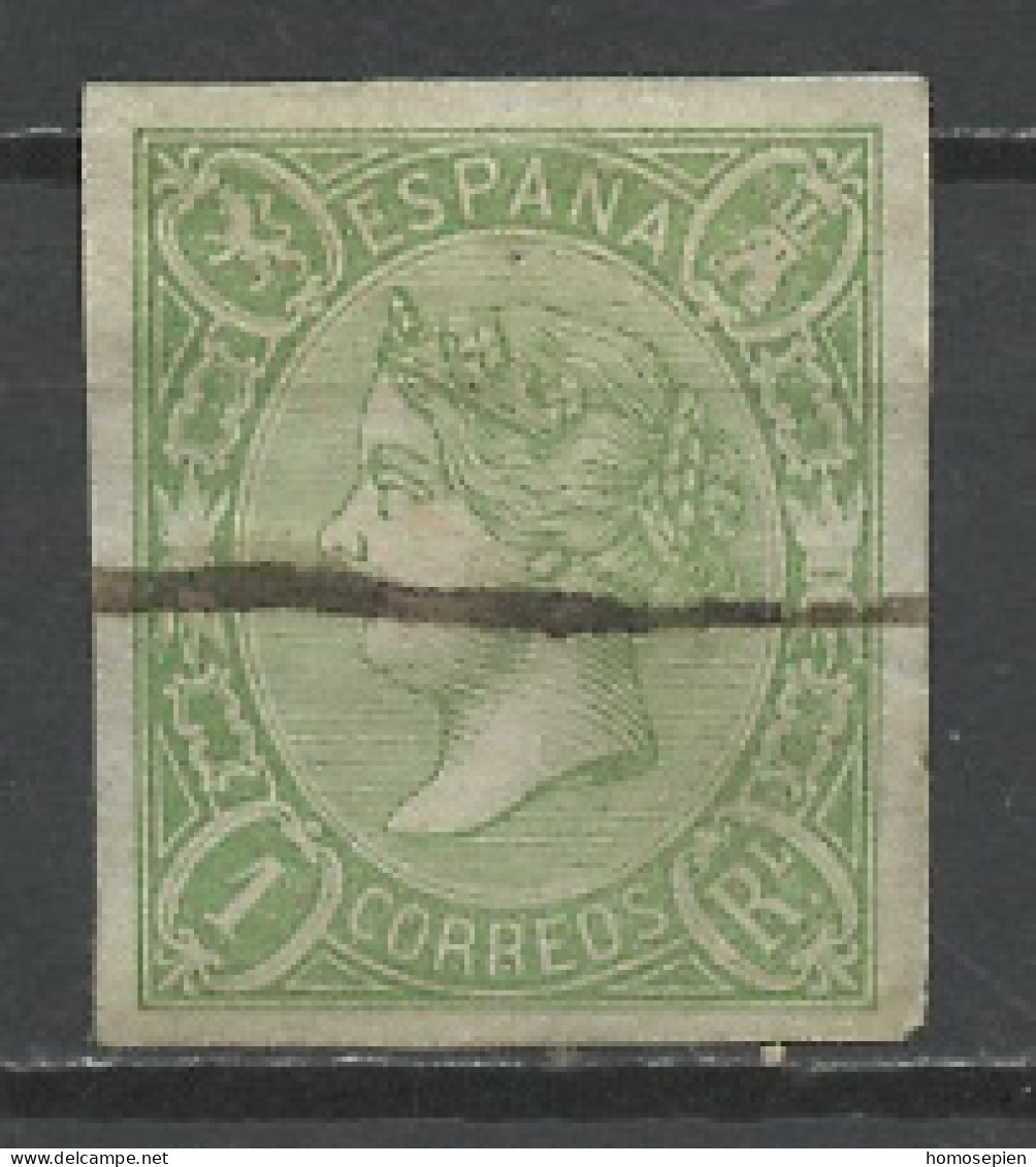 Espagne - Spain - Spanien 1865 Y&T N°69 - Michel N°65 (o) - 1r Isabelle II - Oblitérés