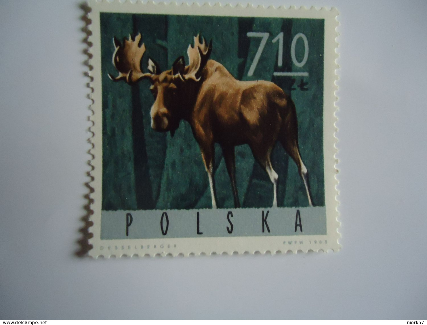 POLSKA  POLAND MNH STAMPS  ANIMALS ELK - Sonstige & Ohne Zuordnung