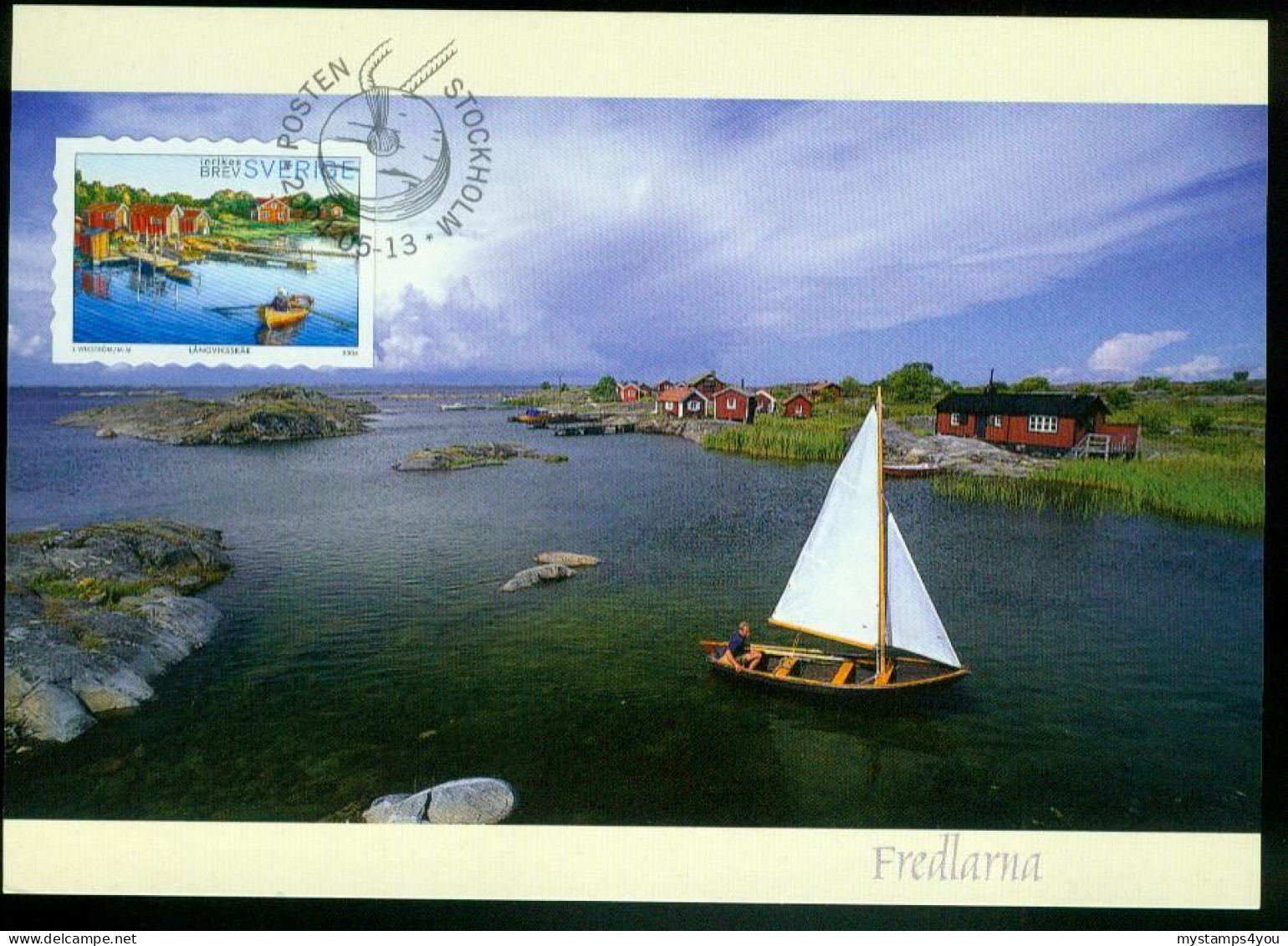 Mk Sweden Maximum Card 2004 MiNr 2407 | Stockholm Archipelago "Långviksskär" "Fredlarna" #max-0027 - Maximumkaarten (CM)