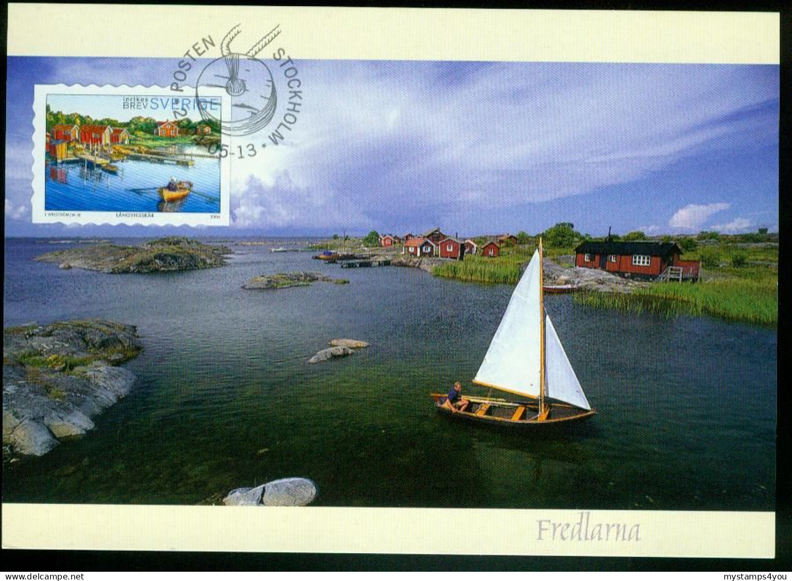 Mk Sweden Maximum Card 2004 MiNr 2407 | Stockholm Archipelago "Långviksskär" "Fredlarna" #max-0027 - Maximumkarten (MC)