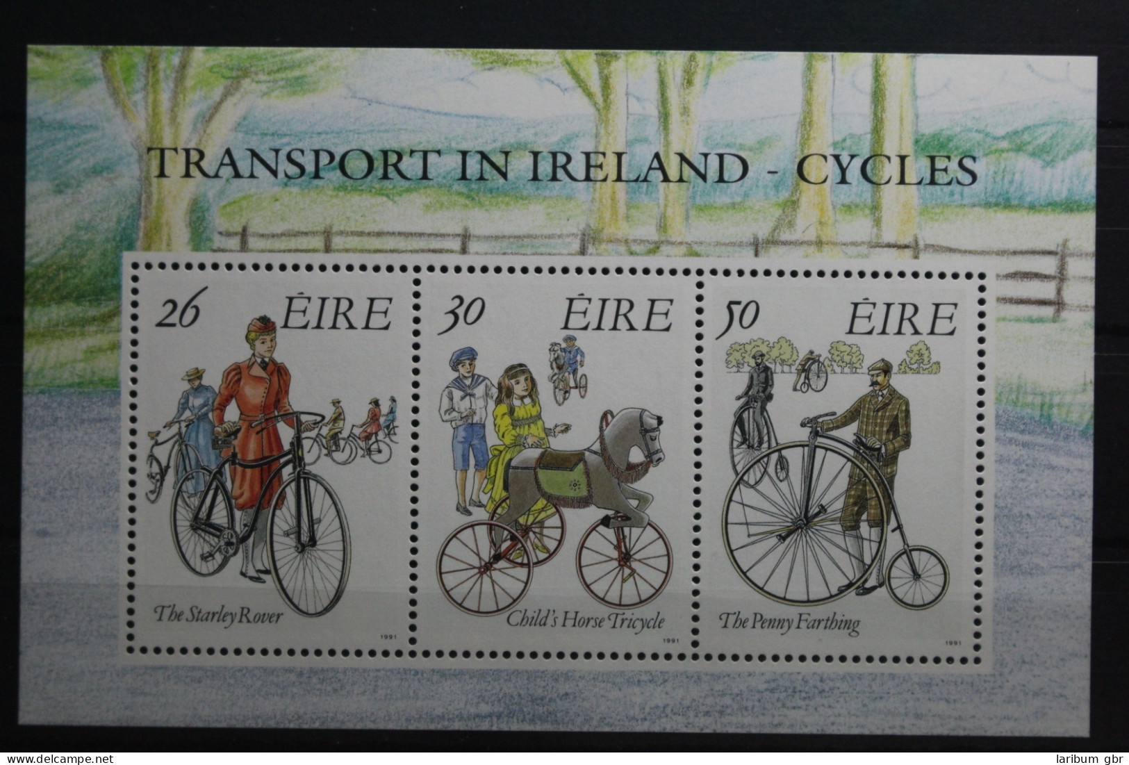 Irland Block 8 Mit 746-748 Postfrisch #UP760 - Andere & Zonder Classificatie