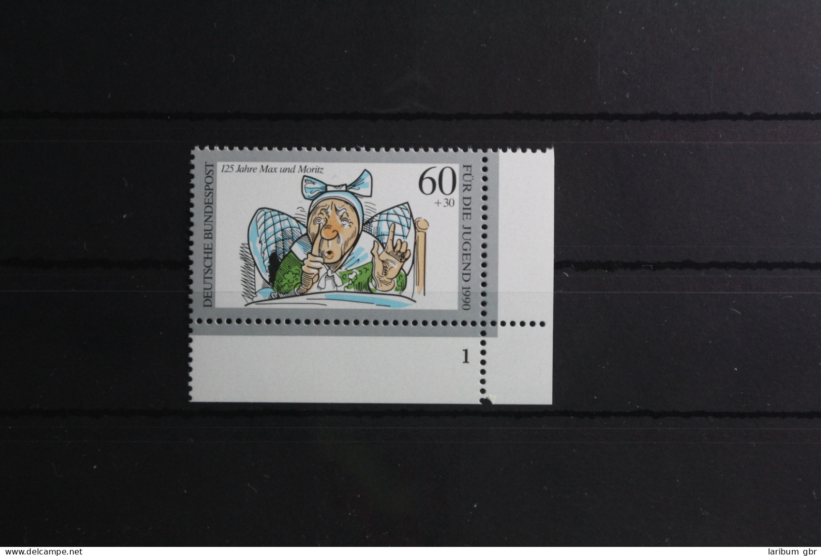 BRD 1455 Postfrisch Als Eckrand Mit Formnummer 1 #UA861 - Sonstige & Ohne Zuordnung