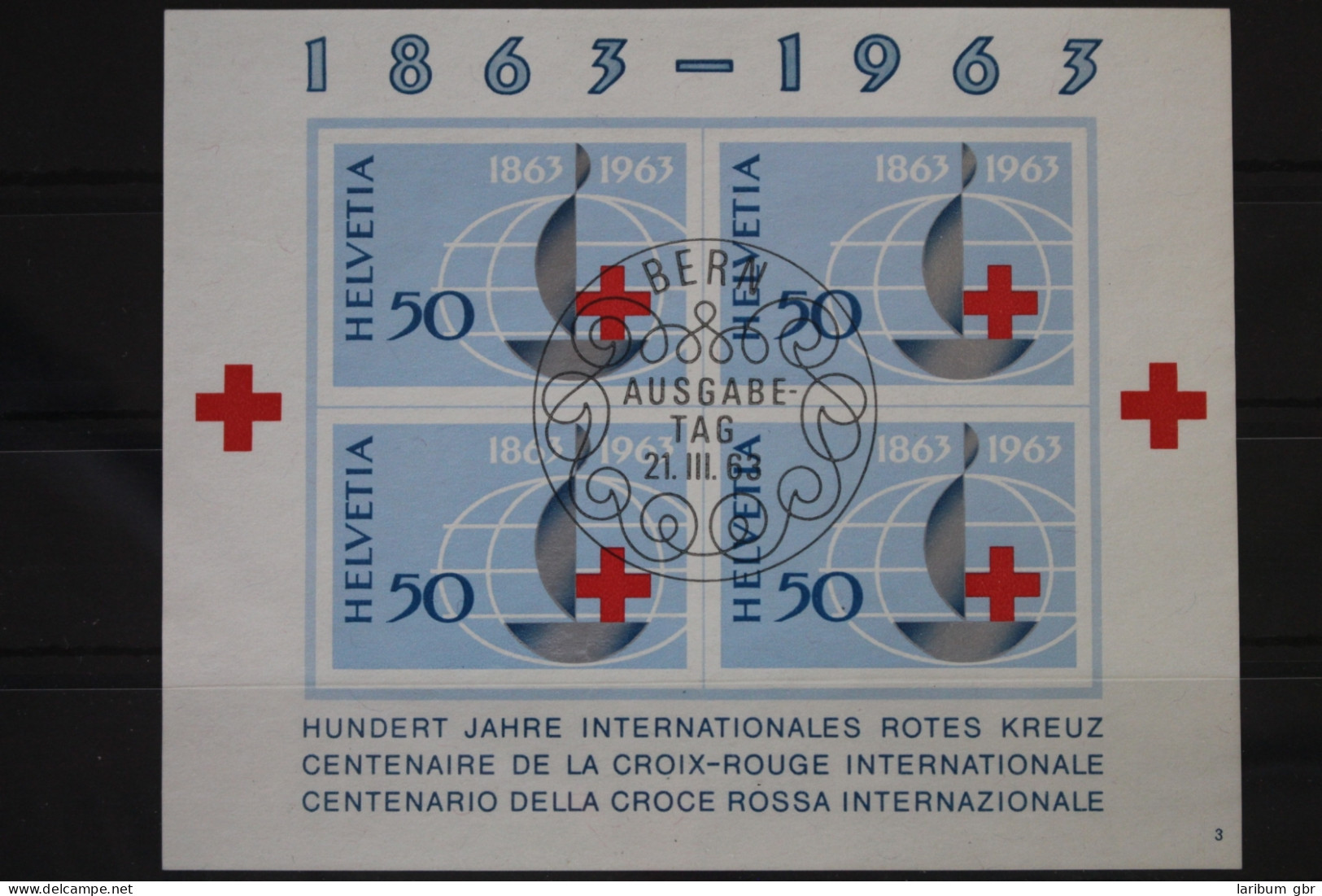 Schweiz Block 19 Mit 774 Gestempelt #UZ350 - Blocks & Sheetlets & Panes