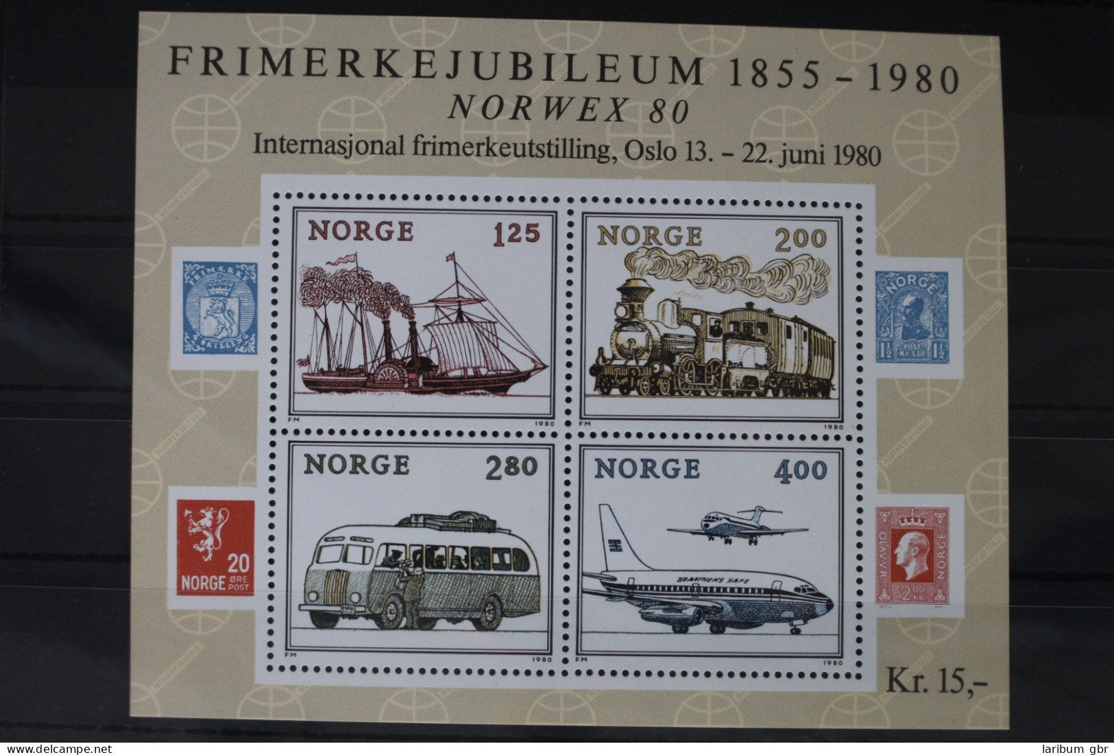 Norwegen Block 3 Mit 817-820 Postfrisch #UZ600 - Andere & Zonder Classificatie