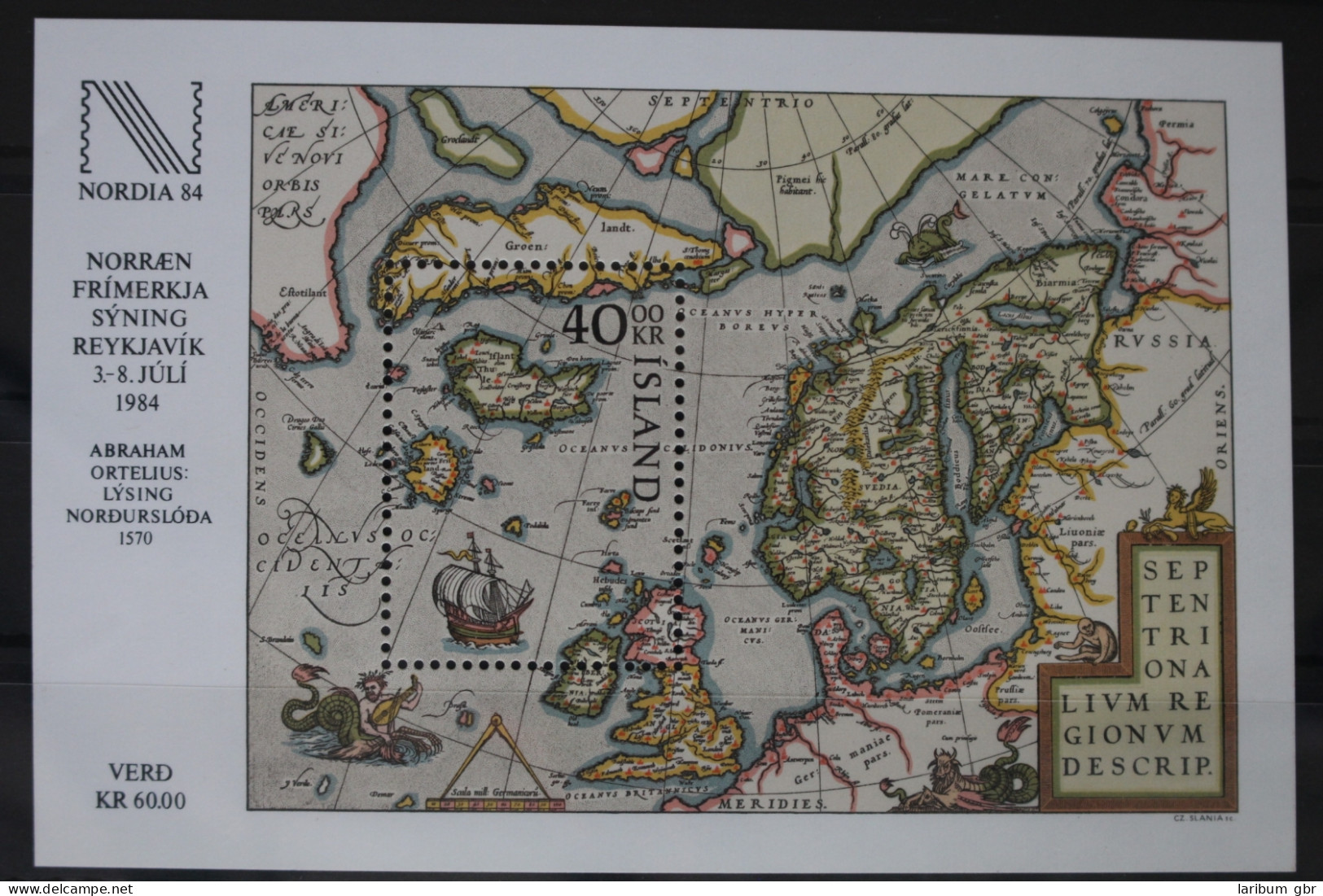 Island Block 6 Mit 616 Postfrisch #UZ561 - Andere & Zonder Classificatie