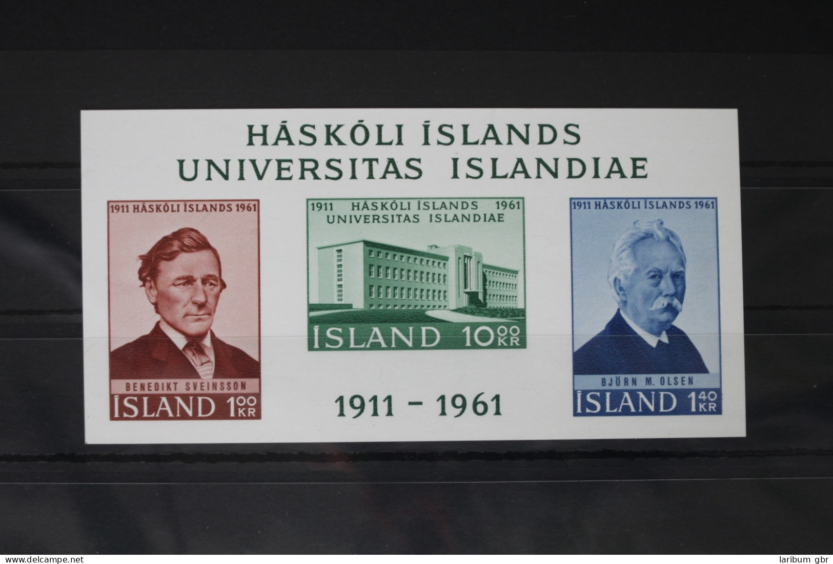 Island Block 3 Mit 356-358 Postfrisch #UZ581 - Andere & Zonder Classificatie