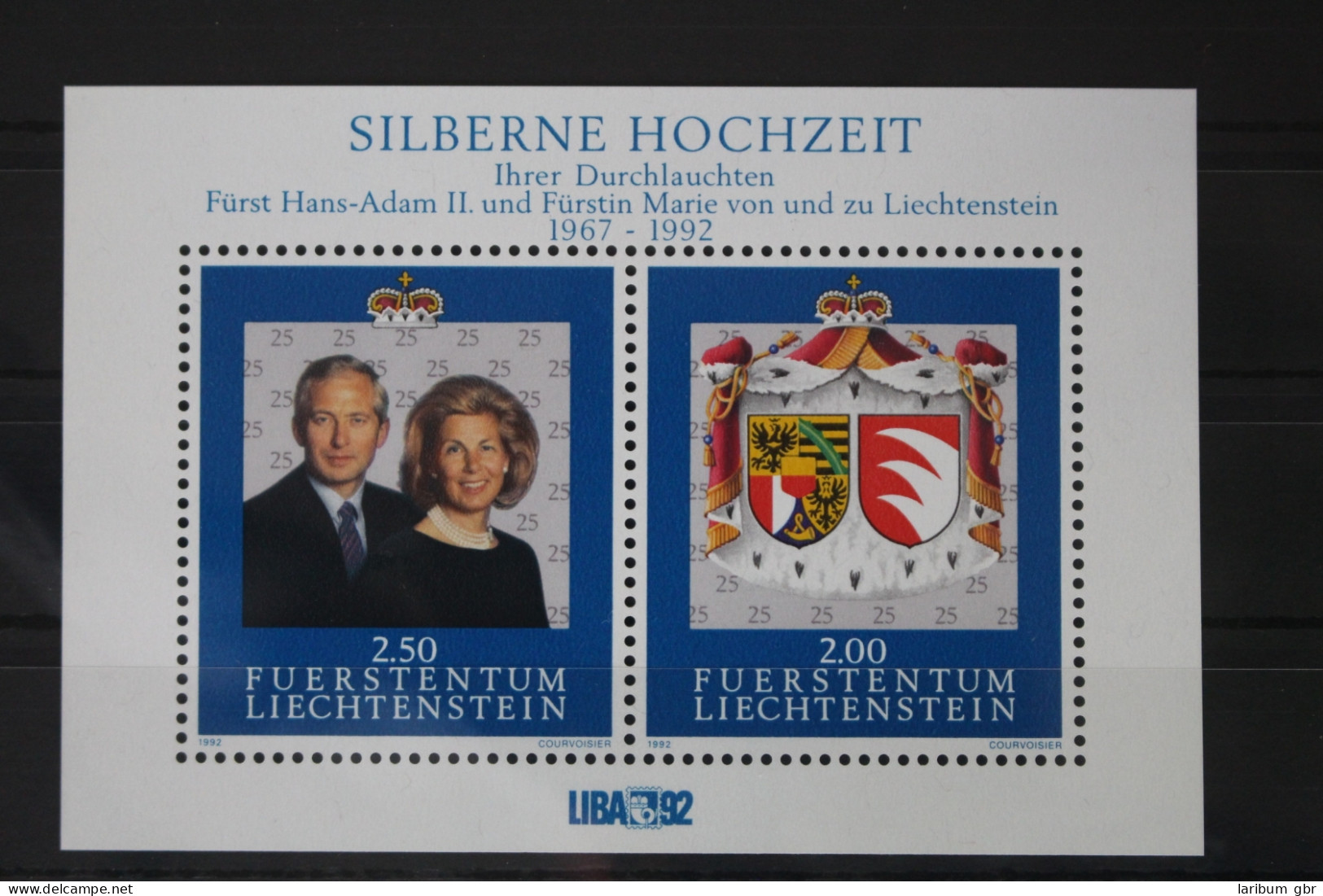 Liechtenstein Block 14 Mit 1039-1040 Postfrisch #UZ827 - Otros & Sin Clasificación