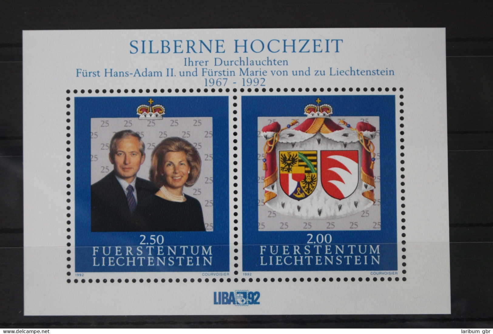 Liechtenstein Block 14 Mit 1039-1040 Postfrisch #UZ826 - Otros & Sin Clasificación