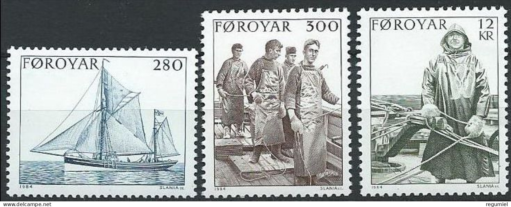 Feroe  97/99 ** MNH. 1984 - Islas Faeroes