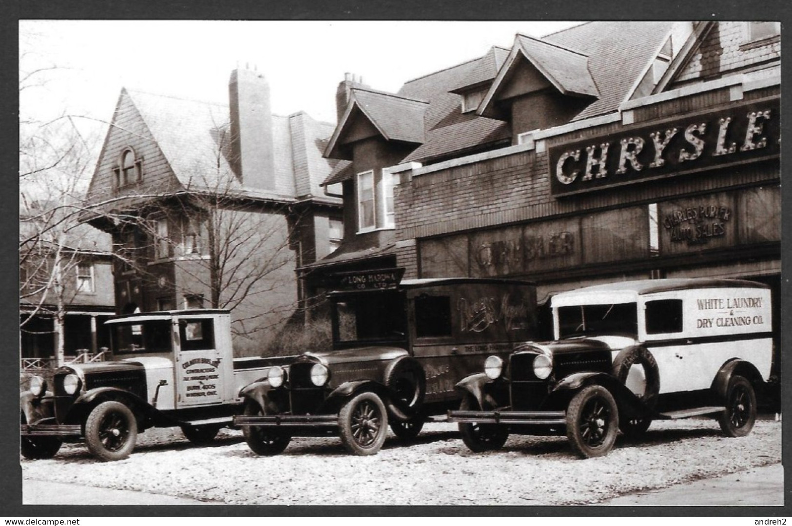 Camions - Charles Porter Garage Concessionnaire Chrysler, Windsor On. - Photo Levy Studio - Éditeur Jocelyn Paquet - Vrachtwagens En LGV