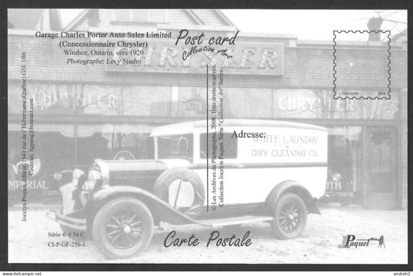 Camions - Charles Porter Garage Concessionnaire Chrysler, Windsor On. - Photo Levy Studio - Éditeur Jocelyn Paquet - Transporter & LKW